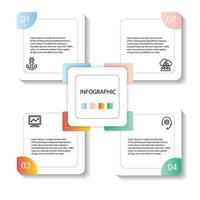 Infographic Hexagon vector Template Process concept Step for strategy and education