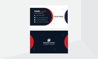 Modern Creative Corporate business card design template vector