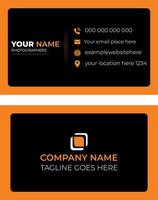 Modern Creative Corporate business card design template vector