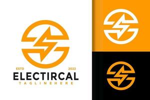 Letter S Electical Logo Design, Brand Identity logos vector, modern logo, Logo Designs Vector Illustration Template