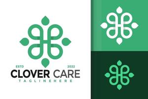 Letter H Clover Logo Design, Brand Identity logos vector, modern logo, Logo Designs Vector Illustration Template