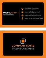 Modern Creative Corporate business card design template vector