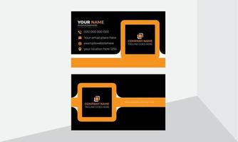 Modern Creative Corporate business card design template vector