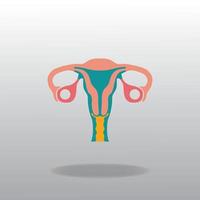 Womb flat icon graphic design vector illustration