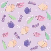 cute floral pattern vector