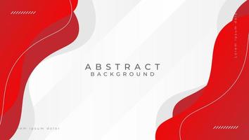 Red curve on a white background vector