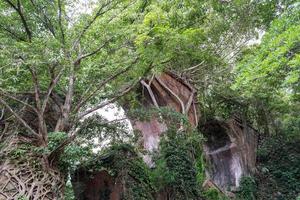 Longteng Broken Bridge, Yutengping Bridge in Longteng Village, Sanyi Township, Miaoli County, Taiwan, a famous travel destination, lifestyle. photo