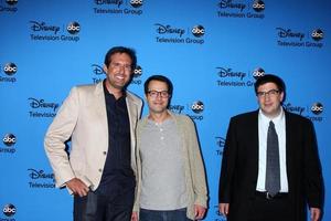LOS ANGELES, AUG 4 - Steve Pearlman, Edward Kitsis and Adam Horowitz arrives at the ABC Summer 2013 TCA Party at the Beverly Hilton Hotel on August 4, 2013 in Beverly Hills, CA photo