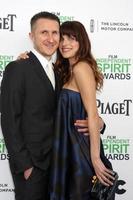 LOS ANGELES, MAR 1 -  Scott Campbell, Lake Bell at the Film Independent Spirit Awards at Tent on the Beach on March 1, 2014 in Santa Monica, CA photo