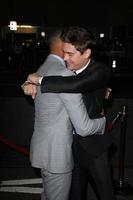 los angeles, 27 de enero - michael b jordan, zac efron en ese momento incómodo la premiere en los teatros regal 14 el 27 de enero de 2014 en los angeles, ca foto