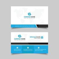 Abstract Business Card Template Design vector