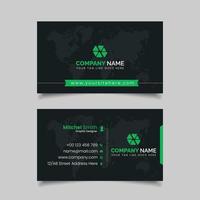 Colorful Stylish Business Card Template Design vector