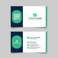 Creative Modern Business Card Template With Clean Design vector