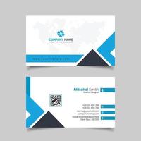 Creative Modern Business Card Template With Clean Design vector