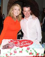 LOS ANGELES, MAR 4 - Melody Thomas Scott, Josh O Connell at the Melody Thomas Scott Celebrates 35 Years at the Young and the Restless at CBS Television City on March 4, 2014 in Los Angeles, CA photo