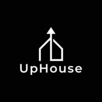 up house logo design vector