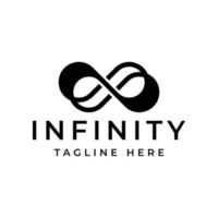 infinity logo design vector