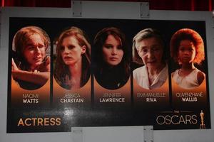 LOS ANGELES, JAN 10 - Actress Nominations at the 2013 Academy Award nomination announcements at Samuel Goldwyn Theater on January 10, 2013 in Beverly Hills, CA photo