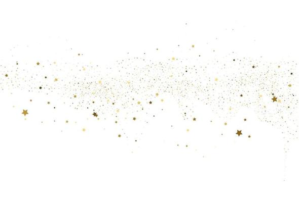 Free gold confetti - Vector Art
