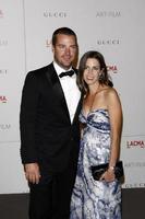 LOS ANGELES, NOV 5 -  Chris O Donnell and wife arrives at the LACMA Art  Film Gala at LA County Museum of Art on November 5, 2011 in Los Angeles, CA photo