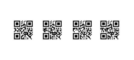 colección de código qr vector