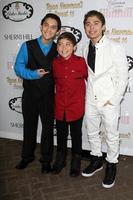 LOS ANGELES, APR 27 - Robert Ochoa, Raymond Ochoa, Ryan Ochoa at the Ryan Newman s Glitz and Glam Sweet 16 birthday party at Emerson Theater on April 27, 2014 in Los Angeles, CA photo