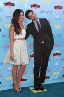 LOS ANGELES, AUG 11 - Lucy Hale, Darren Criss at the 2013 Teen Choice Awards at the Gibson Ampitheater Universal on August 11, 2013 in Los Angeles, CA photo