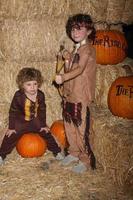 LOS ANGELES, OCT 4 - Ocean Maturo, August Maturo at the RISE of the Jack O Lanterns at Descanso Gardens on October 4, 2014 in La Canada Flintridge, CA photo