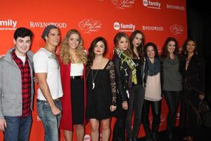 LOS ANGELES, OCT 15 - Pretty Little Liars Cast at the Pretty Little Liars Halloween Espisode Screening at Hollywood Forever Cemetary on October 15, 2013 in Los Angeles, CA photo