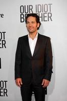 LOS ANGELES, AUG 16 - Paul Rudd arriving at the Our Idiot Brother Premiere at Cinerama Dome ArcLight Theaters on August 16, 2011 in Los Angeles, CA photo