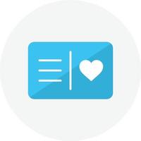 Postcard Flat Circle vector