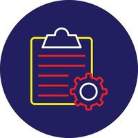 Order Processing Line Multicolor vector