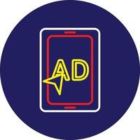 AD Line Multicolor vector