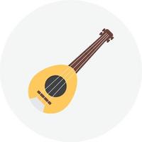 Mandolin Flat Circle vector