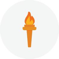 Torch Flat Circle vector