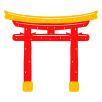 point de repère de tokyo dans un style design plat png