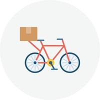 Bicycle Flat Circle vector