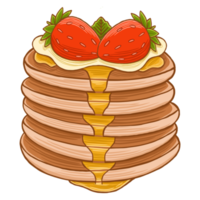 Pancakes Fast Food Illustration png