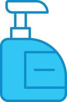 Detergent Line Filled Blue vector