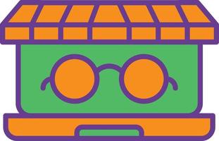 E Commerce Line Filled Two Color vector