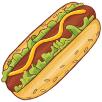 Hot Dog Illustration png