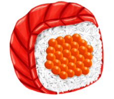 sushi japan voedsel illustratie png