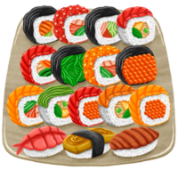 sushi japon nourriture illustration png