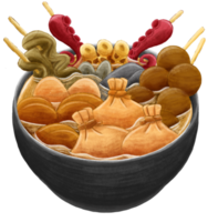 oden japan voedsel illustratie png