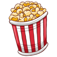 popcorn-fast-food-illustration png