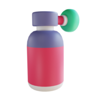 illustrazione 3d spray aerosol adatto per uso medico png