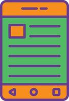 Storytelling Line Filled Two Color vector