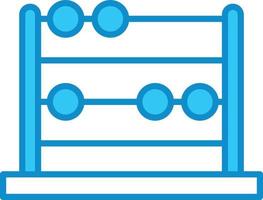 Abacus Line Filled Two Color vector