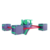 3d illustratie bitcoin-netwerk geschikt voor cryptocurrency png