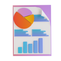3D illustration colorful data management png